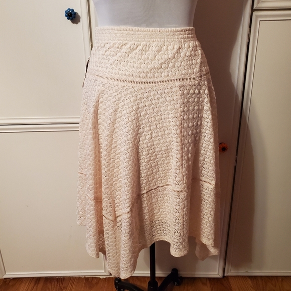 Studio JPR Cream Lace Skirt - Picture 3 of 5